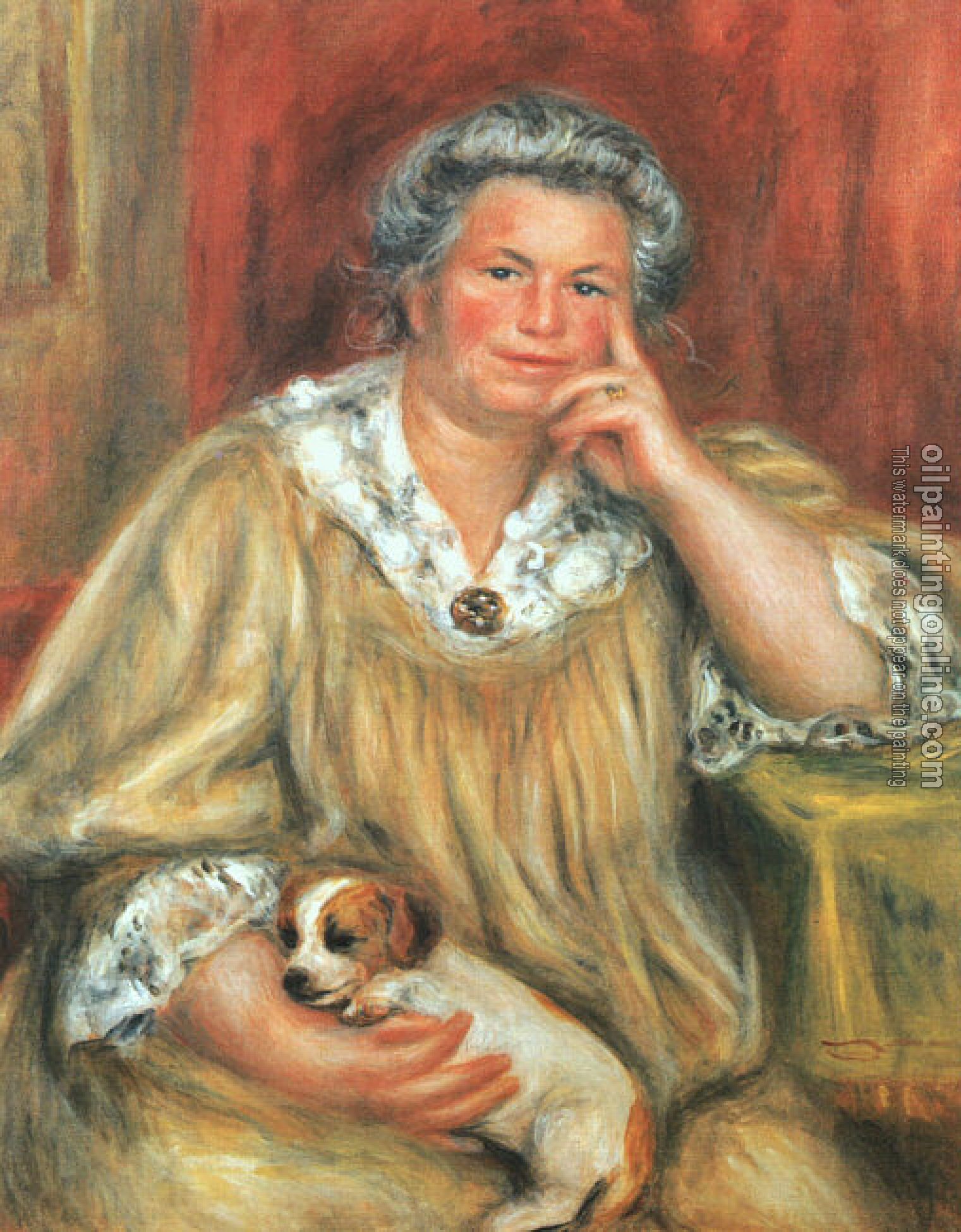 Renoir, Pierre Auguste - Madame Renoir and Bob